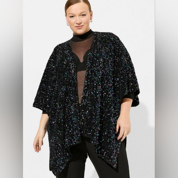 Sequined Ruana - Picture 3 of 3